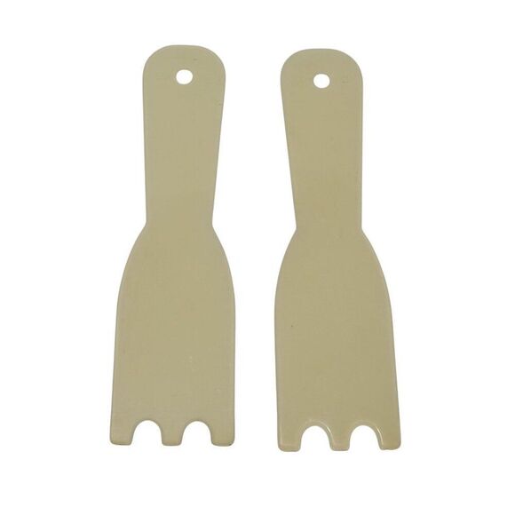 George Foreman Indoor Grill Replacement Scraper Spatula Off White Clear Lot Of 2 - Picture 3 of 4